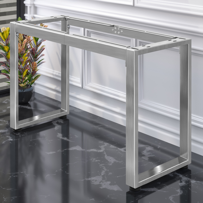 MORENA | bar table frame L: W:H 127 x 60 x 105cm | 6cm | stainless steel