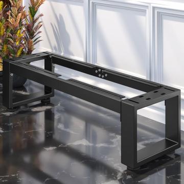 MORENA | Bench frame L: W:H 115 x 40 x 43 cm | 6 cm | Black