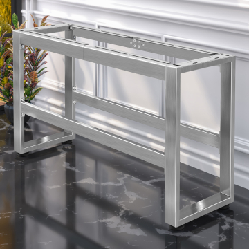 MORENA | High bench frame L: W:H 127 x 40 x 73 cm | 6 cm | Stainless steel