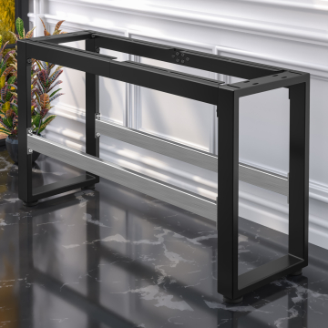 MORENA | High bench frame L: W:H 151 x 40 x 73 cm | 8/cm | Black