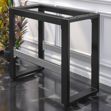 MORENA | High bench frame L: W:H 79 x 40 x 73 cm | 8/cm | Black
