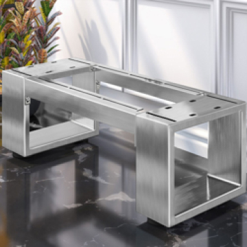 MORENA | Bench frame L: W:H 95 x 40 x 43 | 16 cm | Stainless steel