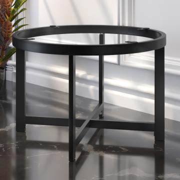ORLANDO | Lounge Height Table Base | Ø68,5 x H50 cm | Black