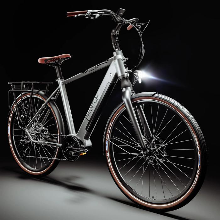 strække beholder kompakt Phantom City inkl. kurv | E-bike | 28" tommer | 13Ah 470 Wh | Elektrisk  cykel mænd - GGM Möbel International GmbH
