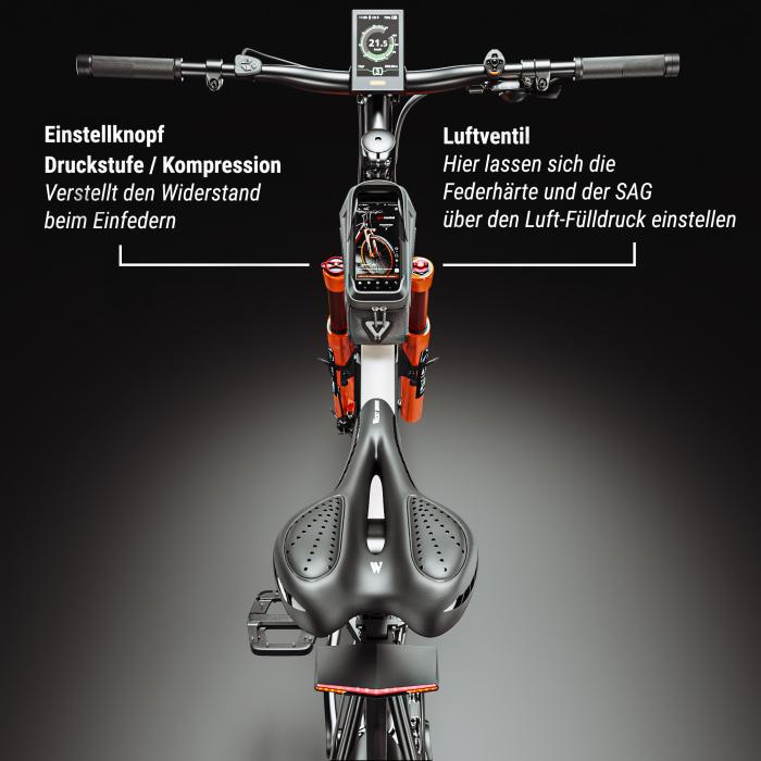 PHANTOM INSTINCT X, Bicicleta eléctrica de montaña, 29, 100km, 10.5Ah, 380Wh, Blanco