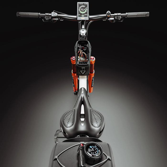 Pompe d'amortisseur arrière de fourche compacte pour vélo VTT