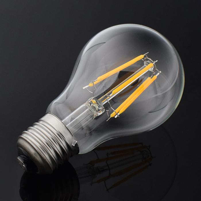 Ampoule LED à filament Goutte - Blanc chaud - 6W - E27 - ®