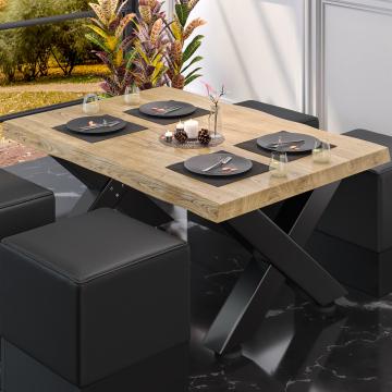PJ | Bistro Lounge Table | 120x70xH41cm | Oak/ Black