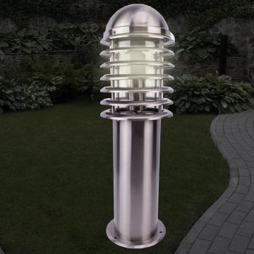 RONJA Lampe de socle 450mm | Acier inoxydable 1xE27 40W IP54