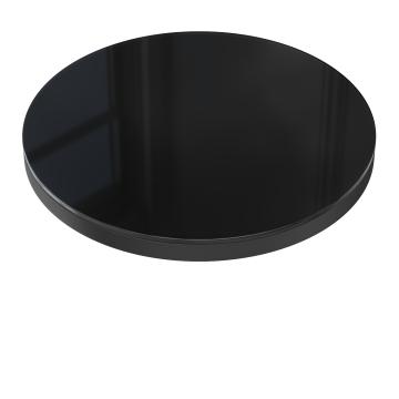 ALEESHA | Glass | Table top | Ø50cm | Black | Round