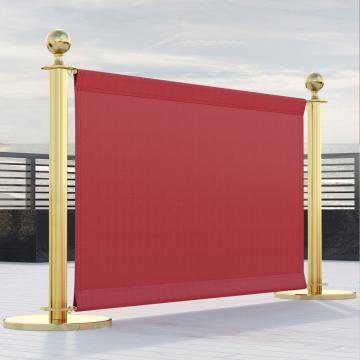 ROYAL | Cafe Barrier | 150x70 | Red/Gold | 2xposts