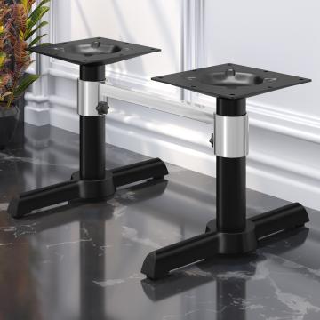 SAN.MARCO | Bistro Lounge Double Table Frame | Black | +connector