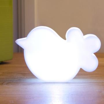 Uccello da tavolo ↥70mm | LED | Bianco | Lampada Lampada da tavolo Luce da tavolo