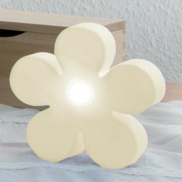 Blume Tisch LED | Weiß | Lampe Tischlampe Tischleuchte
