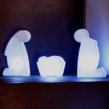 Kinderkrippe Tisch ↥110mm | LED | Weiß | Lampe Tischlampe Tischleuchte