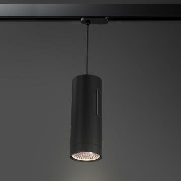 SYDNEY | LED rail hanglamp | Zwart | 12W / 2700K | Warm wit | 3 fasen