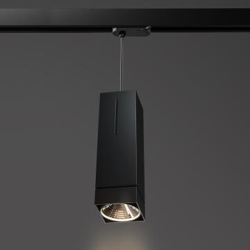 TORONTO | LED Track Pendant Light | Black | 12W / 2700K | Warm white | 3 phases