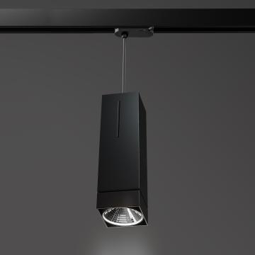 TORONTO | Illuminazione sospeso binario LED | Nero | 12W / 4000K | Bianco neutro | 3 fasi