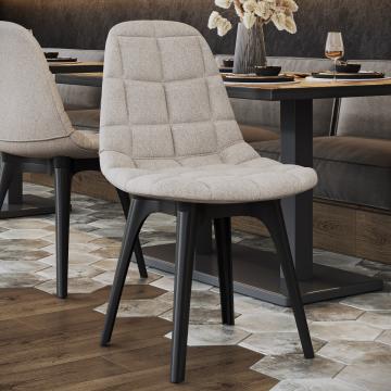 UFO | Scandinavian Design Chair | Cream | Velvet