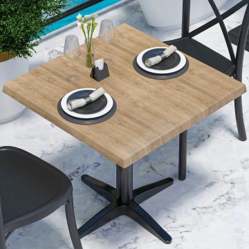 WERZA | Werzalit table top | W:D 60 x 60 cm | Oak | Square